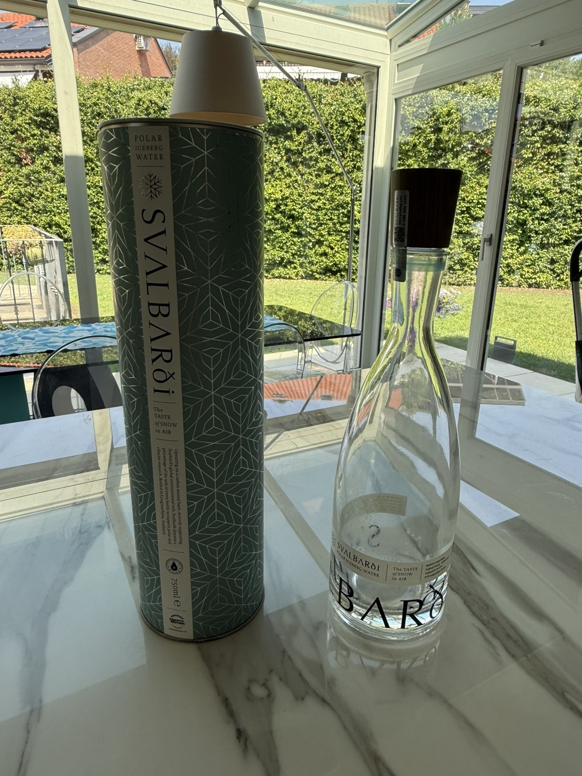 Svalbarði Polar Iceberg Water – Bottiglia vuota 750 ml con confezione originale