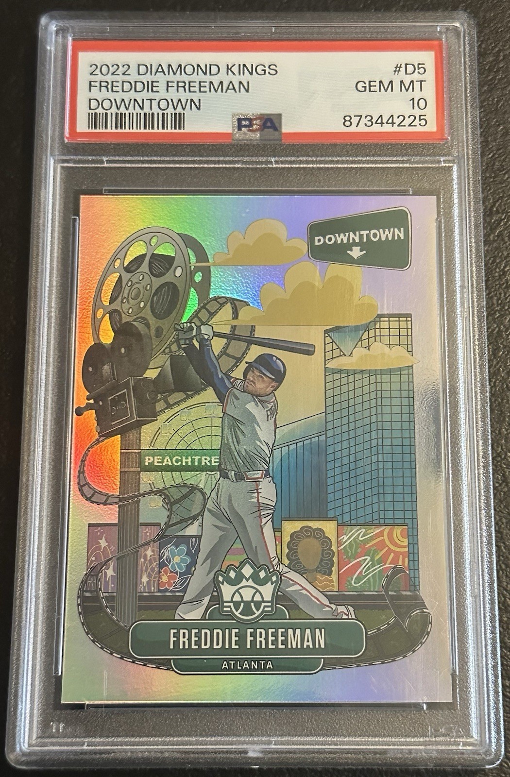 2022 Freddie Freeman Downtown Diamond Kings PSA 10