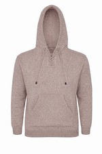 MEN HANDMADE ANDEAN ALPACA ALPACA PULLOVER HOODIE SZ M