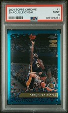 2001 TOPPS CHROME #1 SHAQUILLE O
