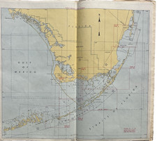 MIAMI TO MARATHON AND FLORIDA BAY FLORIDA - NAUTICAL CHART 141-SC -1964