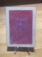 The Lion Sketch Non-Sport Trading Card Standard Card Stock