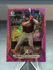 Topps Bowman Chrome Owen Carey Purple Mojo Refractor /199 BCP-6 Braves RC