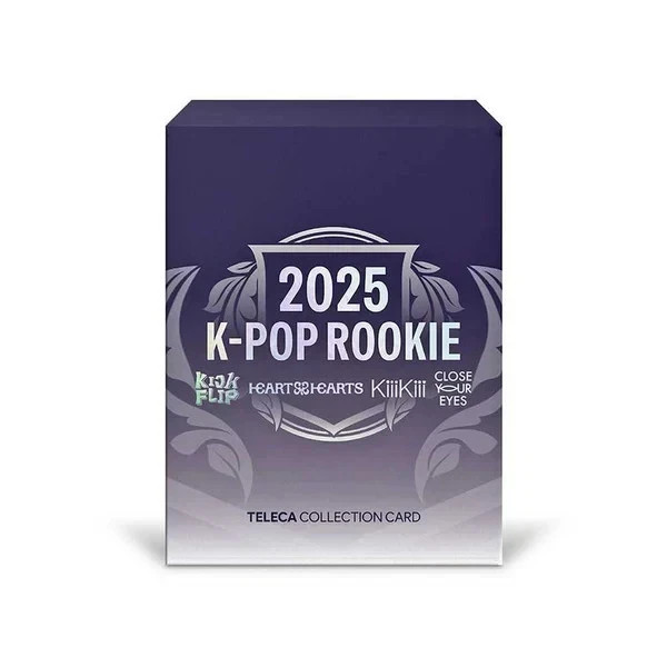 TELECA 2025 KPOP ROOKIE COLLECTION CARDS KOREA 1ST EDITION SEALED