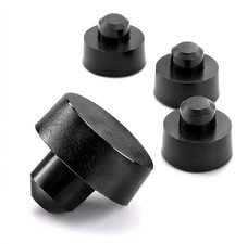 5/16" Hole Push-In Silicone Rubber Feet Bumpers 1/2" OD x 1/4" Tall