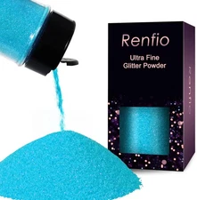 Renfio Iridescent Ultra Fine Glitter Powder Resin Supplies Glitters 1.94 Oz (55g