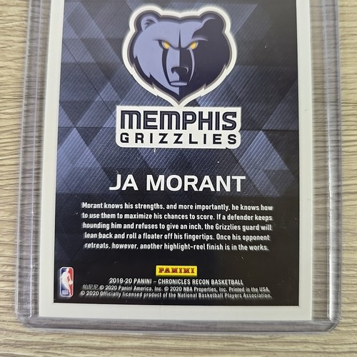 2019-20 Panini Chronicles - Recon #298 Ja Morant (RC) - Bild 6 von 6