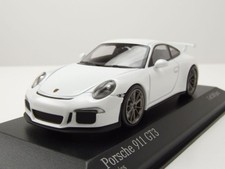 Porsche 911 (991) GT3 2012 weiß Modellauto 1:43 Minichamps