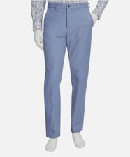 Michael Kors Men's Blue Spring Classic-Fit Stretch Dress Pants Size 38W x 30L