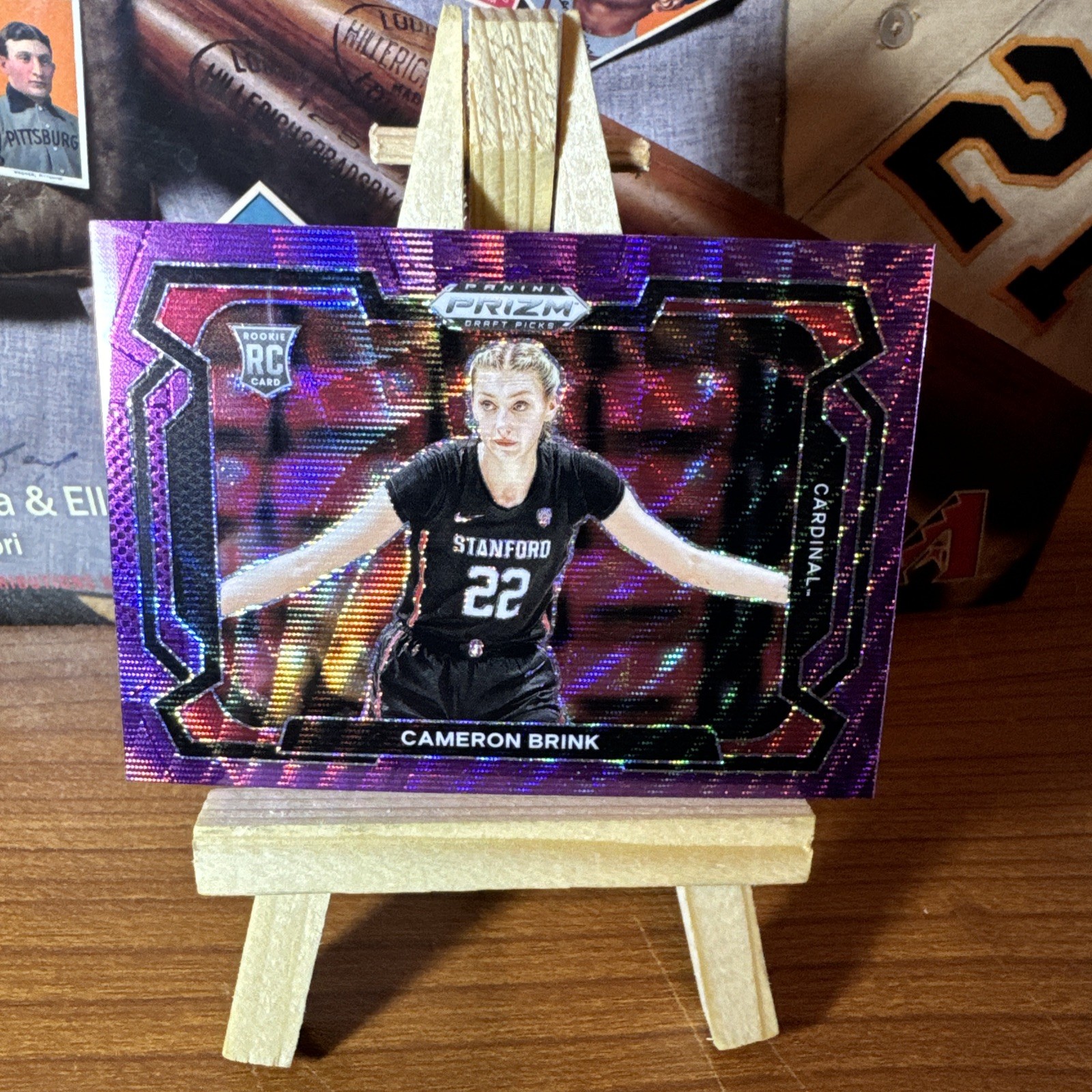 2024 Cameron Brink Prizm Draft RC #89 Variation Purple Wave Prizm Hot SP!