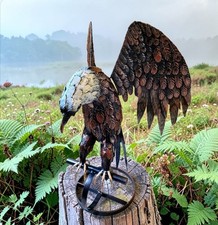 Metal Eagle Large Outdoor Statue Garden Sculpture Home Decor