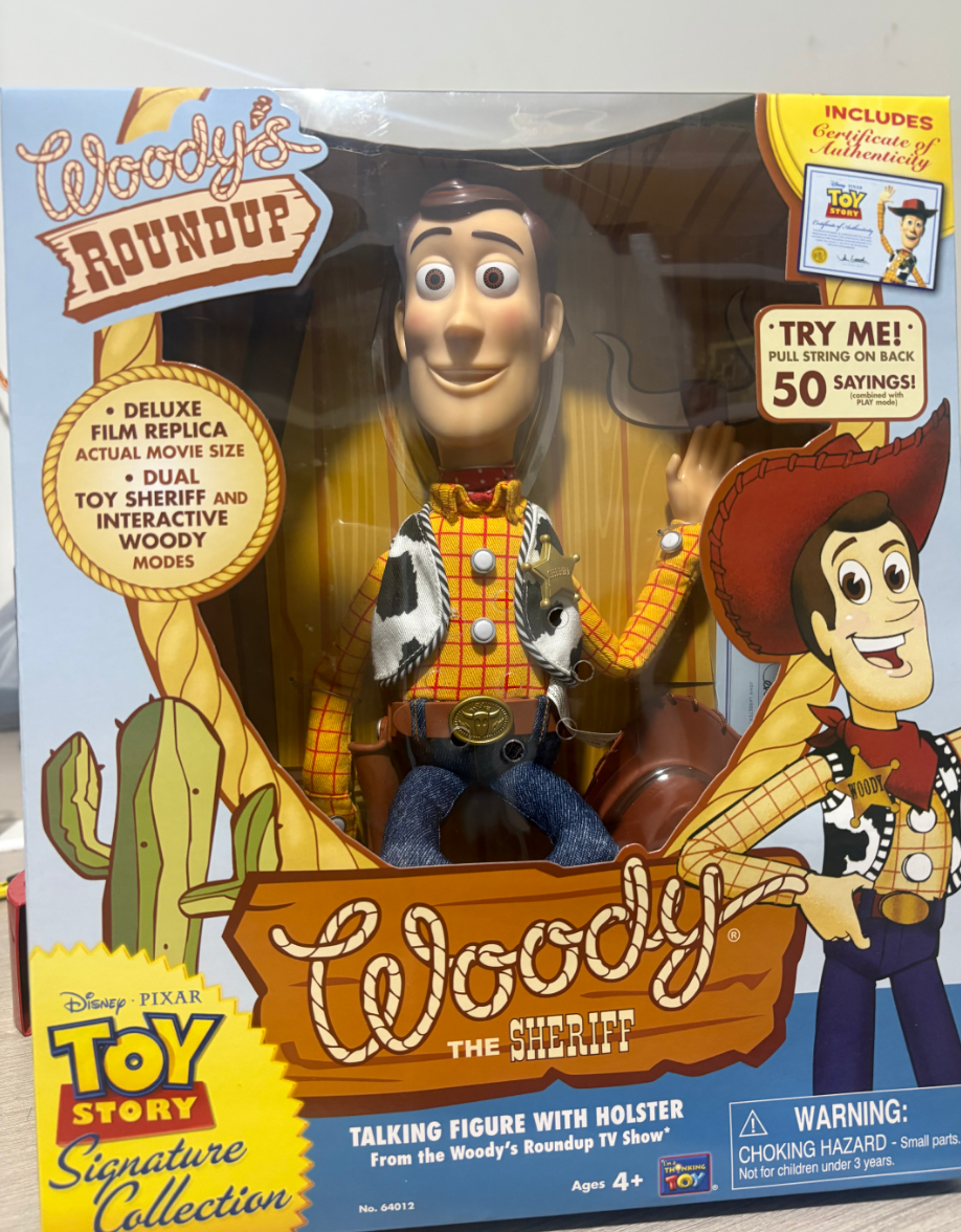 Toy Story Signature Collection Thinkway Talking Woody Doll Sealed