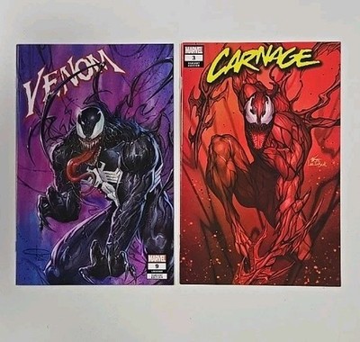 Unknown Comics Variant Set - Venom #9, Carnage 3- Key Covers