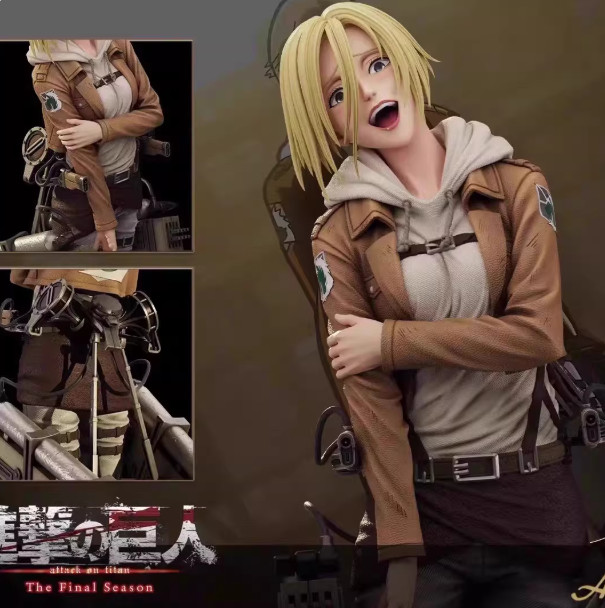 Anime Figure Statue Collectible Toy Attack On Titan Aot Leonhart Gk Pvc Gift