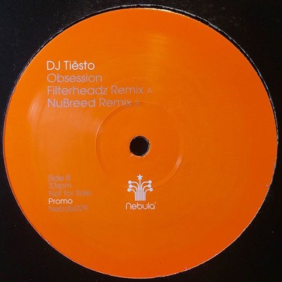 DJ Tiësto & Junkie XL - Obsession (Promo 2) - UK Promo 12'' Vinyl - 2002 - Nebula