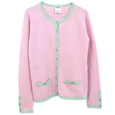 Chanel Cardigan Pink 96C #42 165935