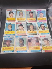 1976 Topps Traded Lot Of 22 Cards - G/VG