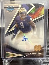2022-23 Bowman's Best University #BA-JUA Justin Ademilola Best of 2022 Auto