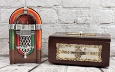 Vintage Novelty Radio Lot Crown HT460 Windsor JB380 Jukebox AM FM Radios