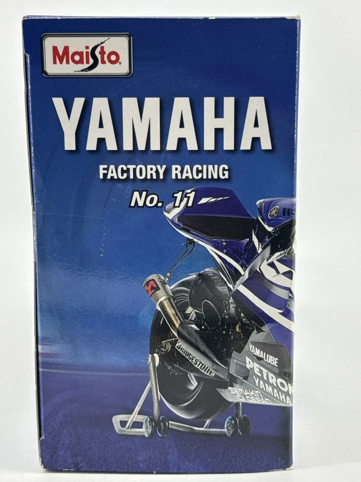Maisto 1:10 Yamaha Racing azul motocicleta diecast Foto 4 de 4