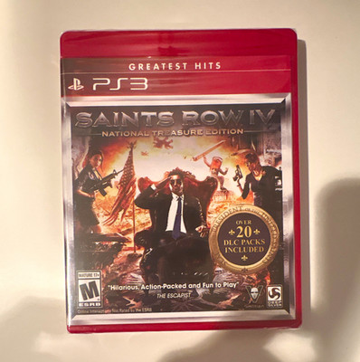Saints Row IV National Treasure Edition Greatest Hits PS3 - Fully Sealed