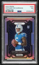 2023 Panini Prizm Rookie Variation Silver Anthony Richardson #304 PSA 7 0ld5