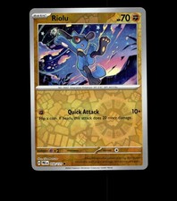 Riolu – 050/131 – Prismatic Evolutions – Reverse Holofoil – Near Mint - Pokemon