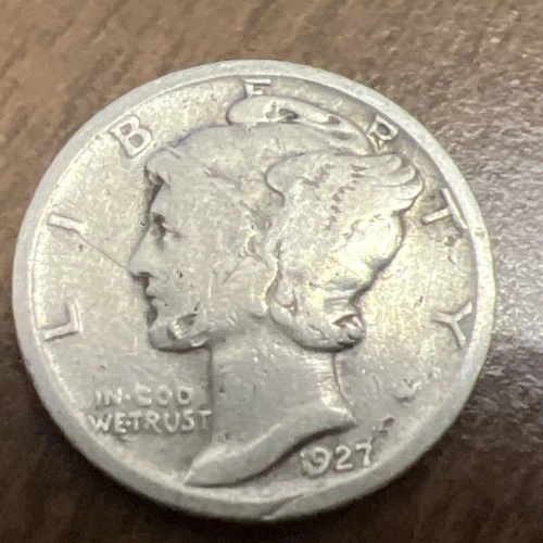 1927 MERCURY SILVER DIME ACTUAL COIN Get More Today & Save Shop Here Buy Here
