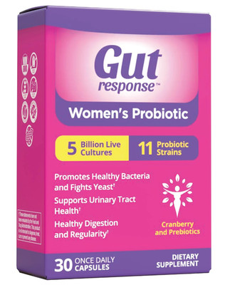 Gut Response Women s Probiotic 5B CFU Cranberry 30 Caps EXP 08/28