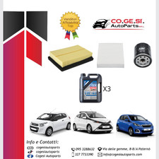 KIT TAGLIANDO TOYOTA AYGO(B4)-CITROEN C1 II (PA,PS)-PEUGEOT 108 1.0 VTI DAL 2014