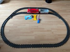 Playmobil 4010 RC-G&uuml;tterzug mit Licht und Waggon Schienen Eisenbahn RC-Train