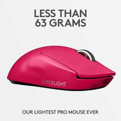 PRO X SUPERLIGHT Wireless Gaming Mouse-MAGENTA-2.4GHZ-#215 996
