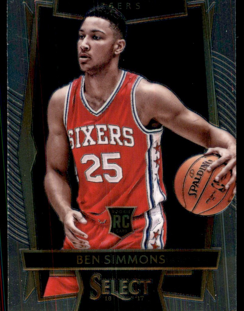2016-17 Panini Select Ben Simmons Rookie Philadelphia 76ers #60