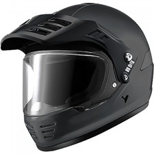 By City Rider ECE 22.06 Motorcycle Motorbike Full Face Helmet - Matt Black