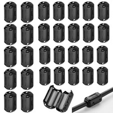 Kabel- Ferritkerne Set 30 Stück EMI Rauschunterdrücker fürs Audio Video Strom