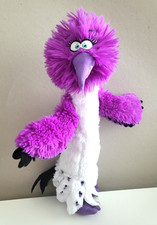 Angry Birds ZETA Plush 2019 Rovio Hunter Leisure 36cm Purple White Soft Toy 14"