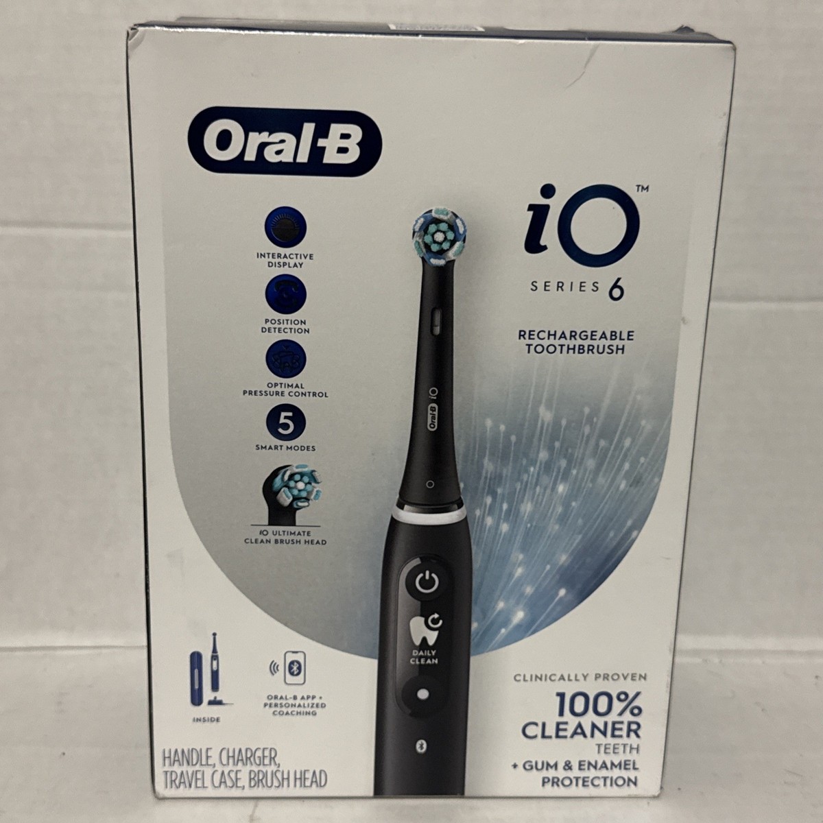 Oral-B iO 6 Series Electric Toothbrush - Black Lava for sale