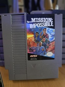 6 NES Games PA FB Miss Impossible Hydlide Festers Quest Star Trek Breakthru