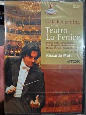 GALA REOPENING OF THE TEATRO LA FENICE DVD RICCARDO MUTI ORCHESTRA VENICE 2003