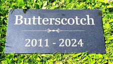 Cemetery Headstone Marker  GraveStone  Memorial Stone  Family Loss Gift t3