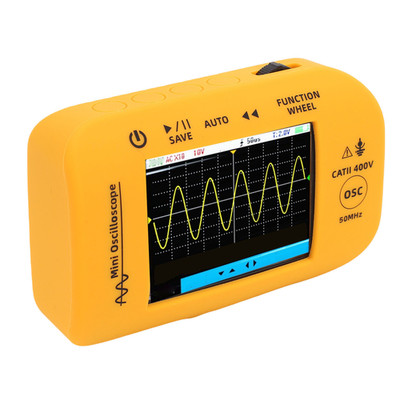 Field Testing Handheld Oscilloscope 50MHz Bandwidth Storage Depth 128Kbyte