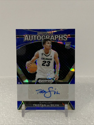 2024 Prizm Draft - BLUE ICE D.P. AUTO - Tristan Da Silva RC 27/75
