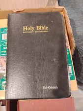 Vintage Thomas Nelson Holy Bible  Red Letter Dictionary Concordance 1977