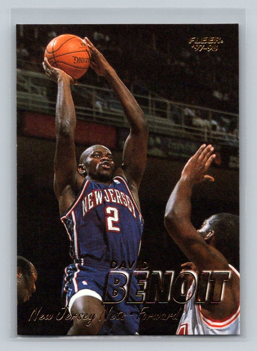 1997-98 Fleer #225 David Benoit New Jersey Nets Basketball Card