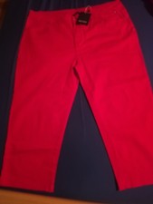 Leichte Dreiviertel Hose Gr.46 In Rot
