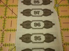 Pittsburgh Cincinnati Chicago St Louis Railroad Bond Coupons Strip of 10 Vignett — photo 7