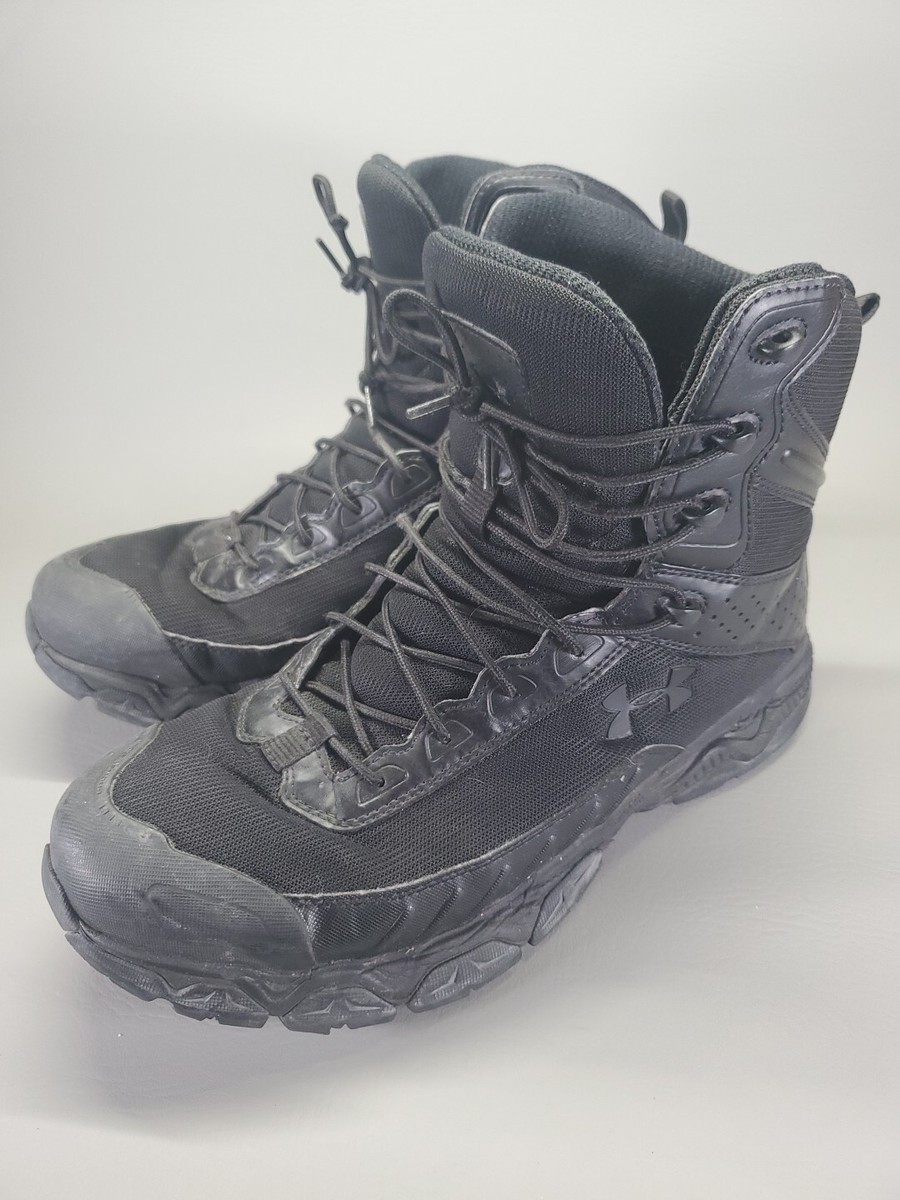 Under Armour Valsetz Black Tactical Combat Boots Mens Size 13