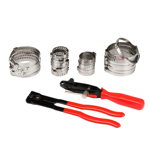 32PCS/Set CV Clamp Banding Tool CV Joint Crimp Clamp Pliers & CV Boot Clips Kit - Picture 4 of 7