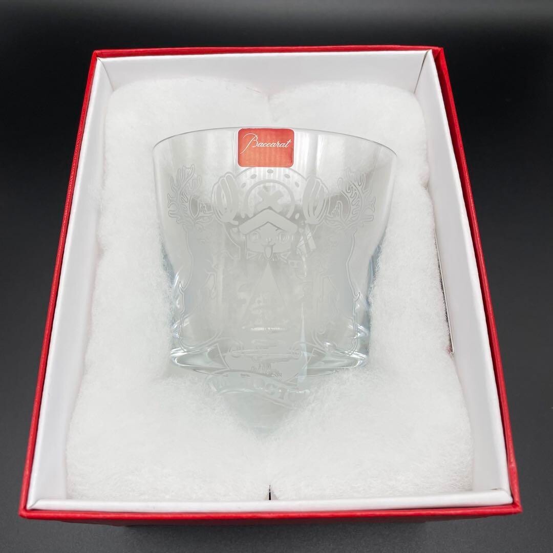 ONE PIECE Chopper Baccarat Tumbler Crystal Rock Glass with Box NEW 