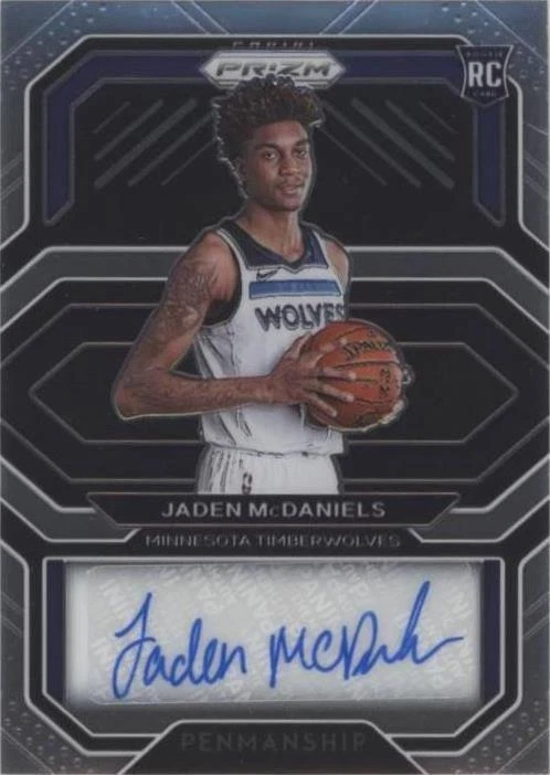Jaden McDaniels Trading Cards for sale | eBay